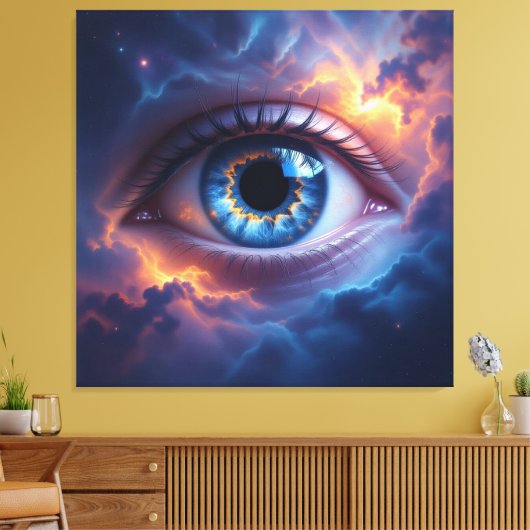 Kosmisches Auge   Leinwanddruck (Insitu (Wohnzimmer))