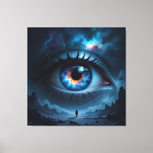 Kosmisches Auge   Leinwanddruck (Vorderseite)