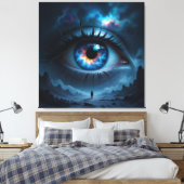 Kosmisches Auge   Leinwanddruck (Insitu (Schlafzimmer))