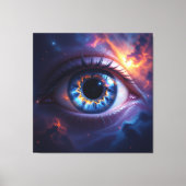 Kosmisches Auge Leinwanddruck (Vorderseite)