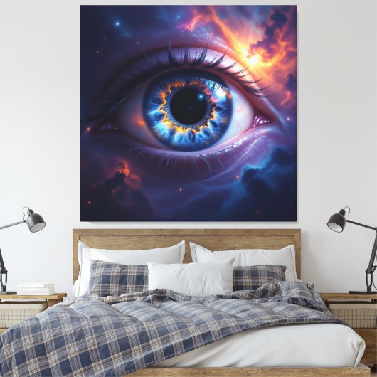 Kosmisches Auge   Leinwanddruck (Insitu (Schlafzimmer))