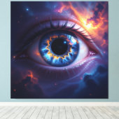 Kosmisches Auge   Leinwanddruck (Insitu (Holzboden))