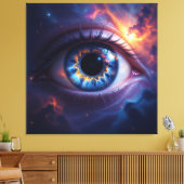 Kosmisches Auge Leinwanddruck (Insitu (Wohnzimmer))
