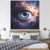 Kosmisches Auge Leinwanddruck (Insitu (Schlafzimmer))