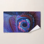 Kosmisches Augenlicht Badhandtuch Set (Handtuch)