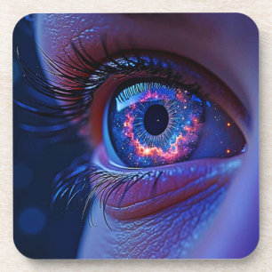 Kosmisches Augenlicht Getränkeuntersetzer