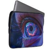 Kosmisches Augenlicht Laptopschutzhülle (Vorne Rechts)