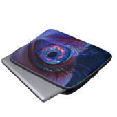 Kosmisches Augenlicht Laptopschutzhülle (Vorne Knopf)