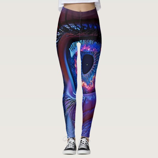 Kosmisches Augenlicht Leggings (Vorderseite)