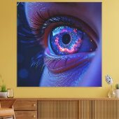 Kosmisches Augenlicht Leinwanddruck (Insitu (Wohnzimmer))