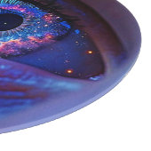 Kosmisches Augenlicht Schneidebrett (Ecke)