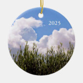 Kosmisches Baby Keramik Ornament (Vorne)