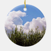 Kosmisches Baby Keramik Ornament (Hinten)