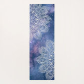 Kosmisches Bewusstsein Galaxie Meditation Yogamatte (Rückseite)