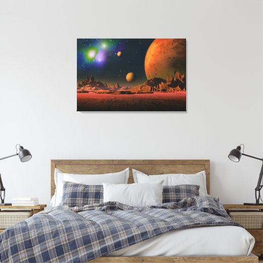 Kosmisches Bewusstsein Leinwanddruck (Insitu (Schlafzimmer))