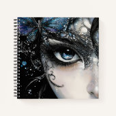 Kosmisches BlickNotebook Notizblock (Vorderseite)