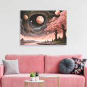 Kosmisches Blossom Leinwanddruck (Insitu (Wohnzimmer))