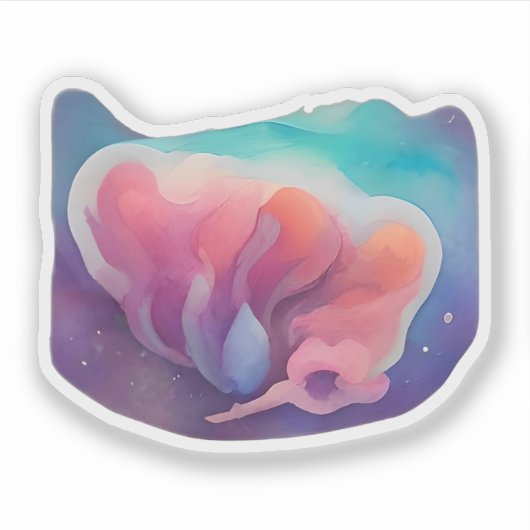 kosmisches Blut Aufkleber (Vorderseite)