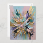 kosmisches Blut Postkarte (Vorne/Hinten)