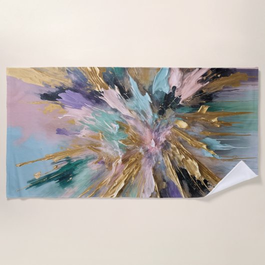 kosmisches Blut Strandtuch (Vorderseite)