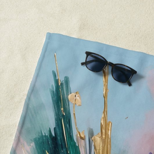 kosmisches Blut Strandtuch (Beispiel)