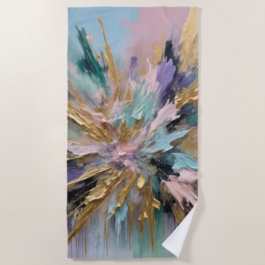 kosmisches Blut Strandtuch (Vorderseite)