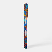 Kosmisches Blut: Surrealer Energiefluss iPhone 16 Hülle (Rechte Seite)