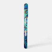 Kosmisches Blut: Surrealer Energiefluss iPhone 16 Hülle (Rechte Seite)