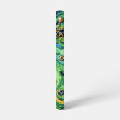 Kosmisches Blut: Surrealer Energiefluss Samsung Galaxy Hülle (Linke Seite)