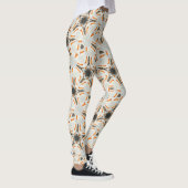 kosmisches, braunes Sternmuster Leggings (Rechts)
