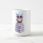 Kosmisches Buch-Uhu Kaffeetasse (Mittel)