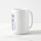 Kosmisches Buch-Uhu Kaffeetasse (VorderseiteRechts)