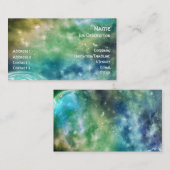 Kosmisches Chaos Visitenkarte (Vorne/Hinten)