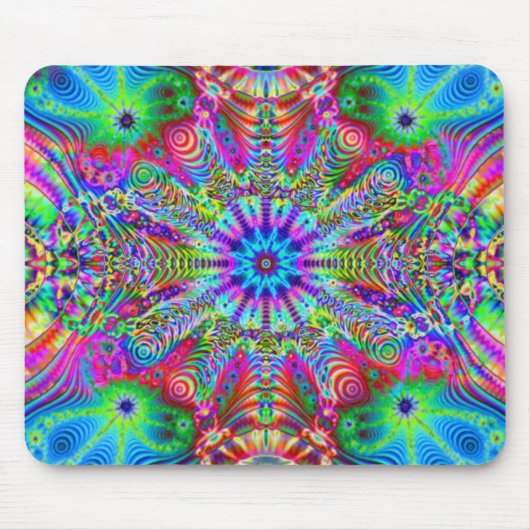 Kosmisches Creatrip - psychedelischer trippy Mousepad (Vorne)