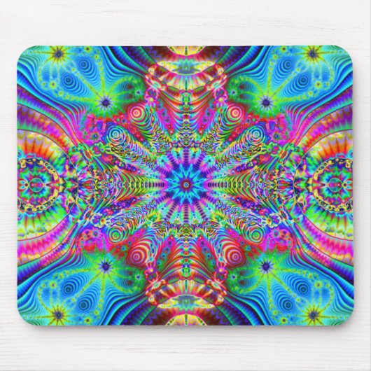 Kosmisches Creatrip - psychedelischer trippy Mousepad (Vorne)