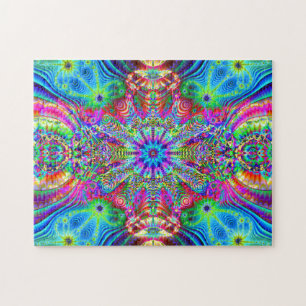 Kosmisches Creatrip - psychedelischer trippy Puzzle