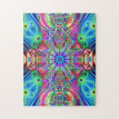 Kosmisches Creatrip - psychedelischer trippy Puzzle (Vertikal)