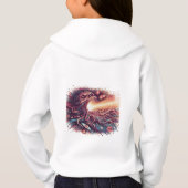 Kosmisches Devourer Death Metal T-Shirt Hoodie (Rückseite)