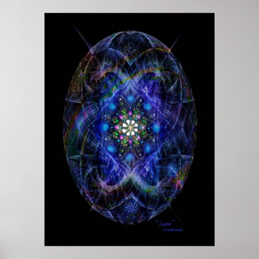 kosmisches Ei Poster (Vorne)