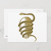 Kosmisches Ei Postkarte (Vorne/Hinten)