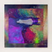 Kosmisches Einhorn 5 Puzzle (Horizontal)