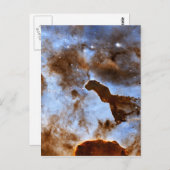 Kosmisches Eis Postkarte (Vorne/Hinten)