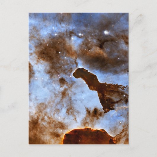 Kosmisches Eis Postkarte (Vorderseite)