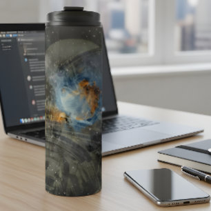 Kosmisches Explorer-Wärmetumbler Thermosbecher