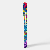 ✨ Kosmisches Farb-Sternenexplosions-Muster 🌈 Lebe Case-Mate iPhone Hülle (Rückseite / Links)