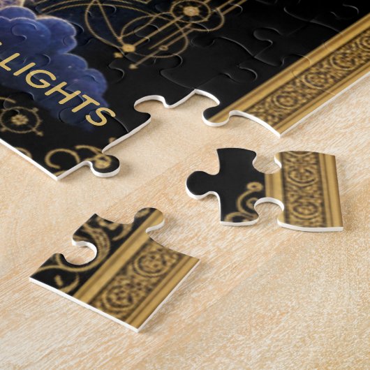 Kosmisches Frankreich Eiffelturm Himmels Kunst Puzzle (Seite)