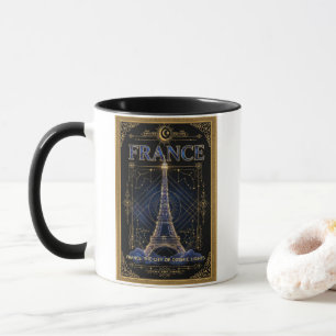 Kosmisches Frankreich Eiffelturm Himmels Kunst Tasse