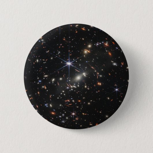 Kosmisches Galaxienhaufen-Tiefraum-Pinback-Button Button (Vorderseite)