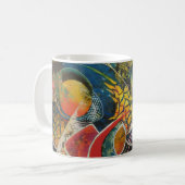 Kosmisches Garten-Abstraktkunst-Kaffeetasse Kaffeetasse (Vorderseite Links)
