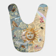 Kosmisches Garten-Baby-Bib